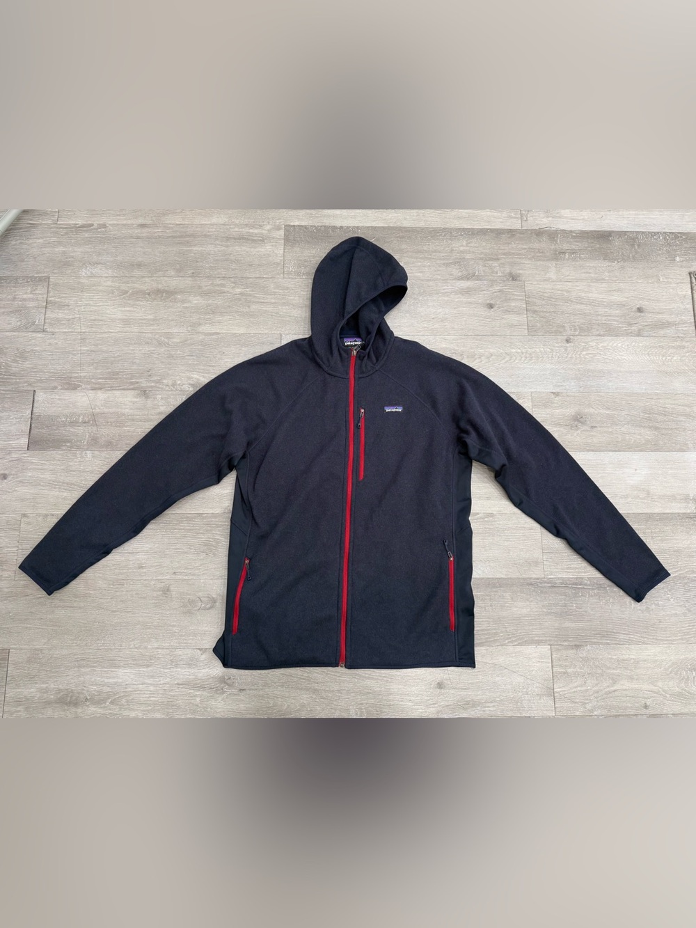 Patagonia Performance Better Sweater Hoodie Blue Full Zip 25960 Men Size 2XL